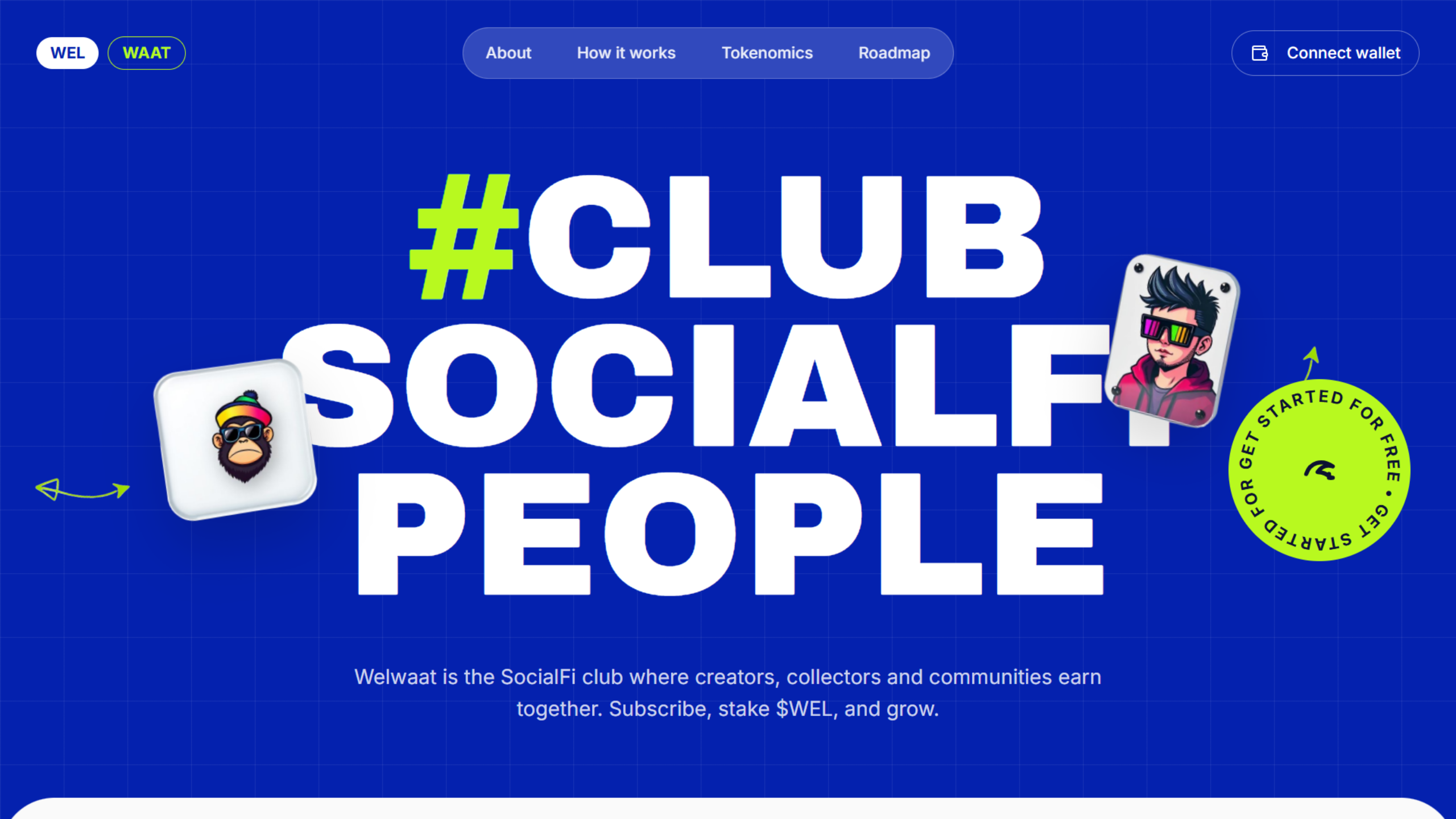 ClubSparkle: SocialFi Platform Website